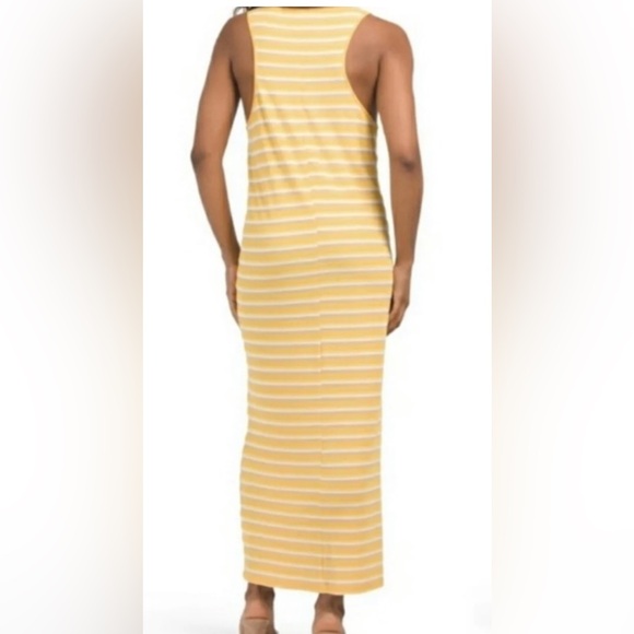 ZARA Striped Ribbed RicerBack Tank Maxi Dress Women’s - Picture 2 of 9